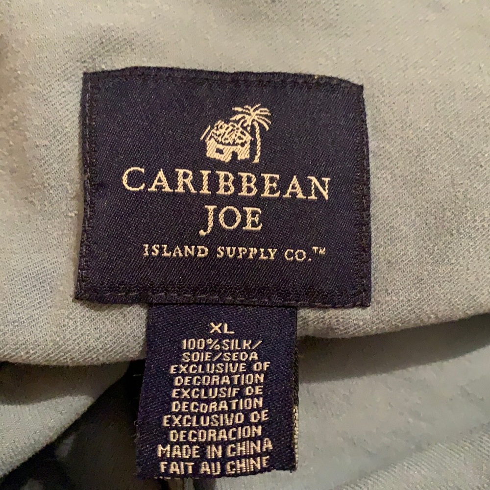 Men’s Caribbean Joe 100% silk shirt - Picture 2 of 7